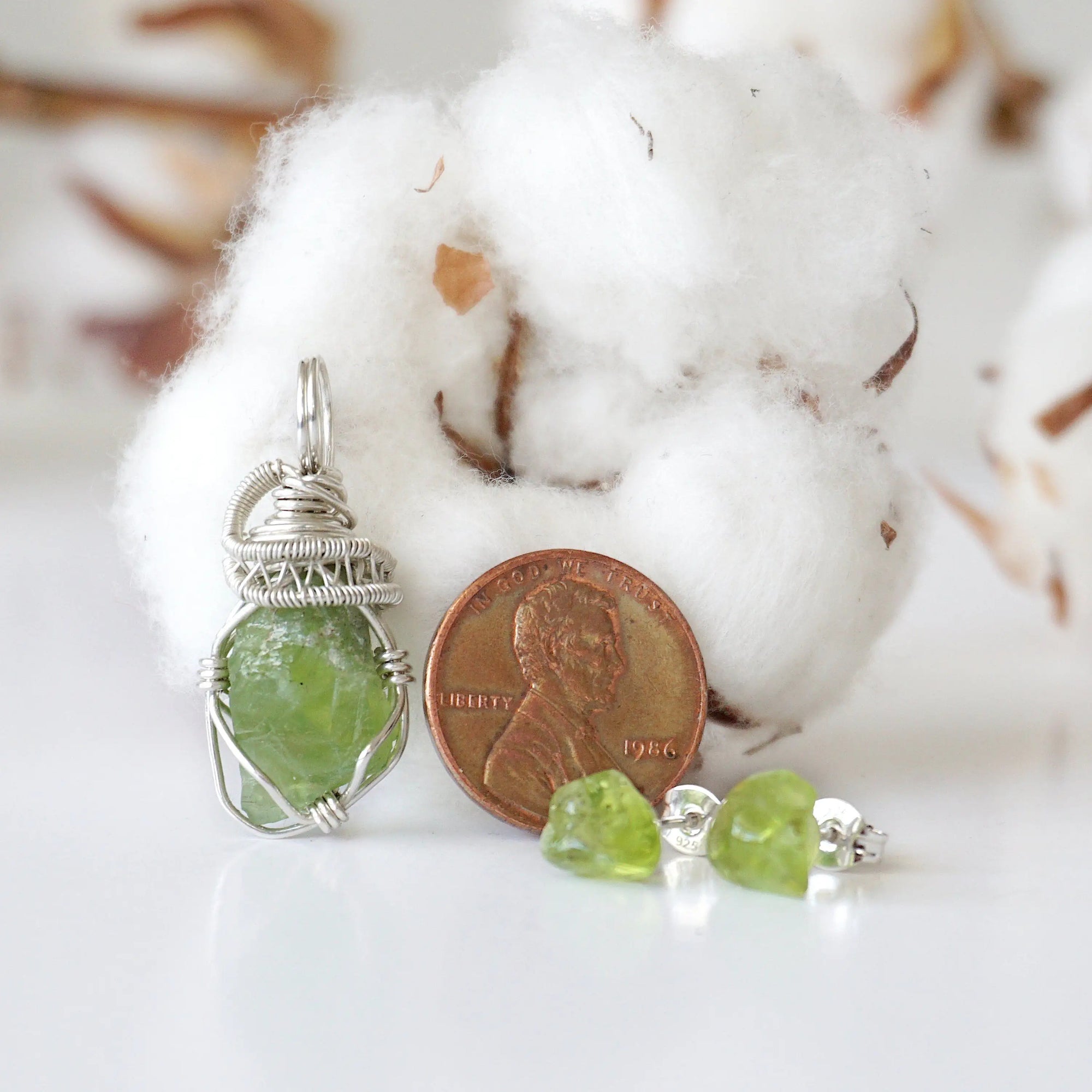 Rohan-Peridot Jewelry Set Designs by Nature Gems