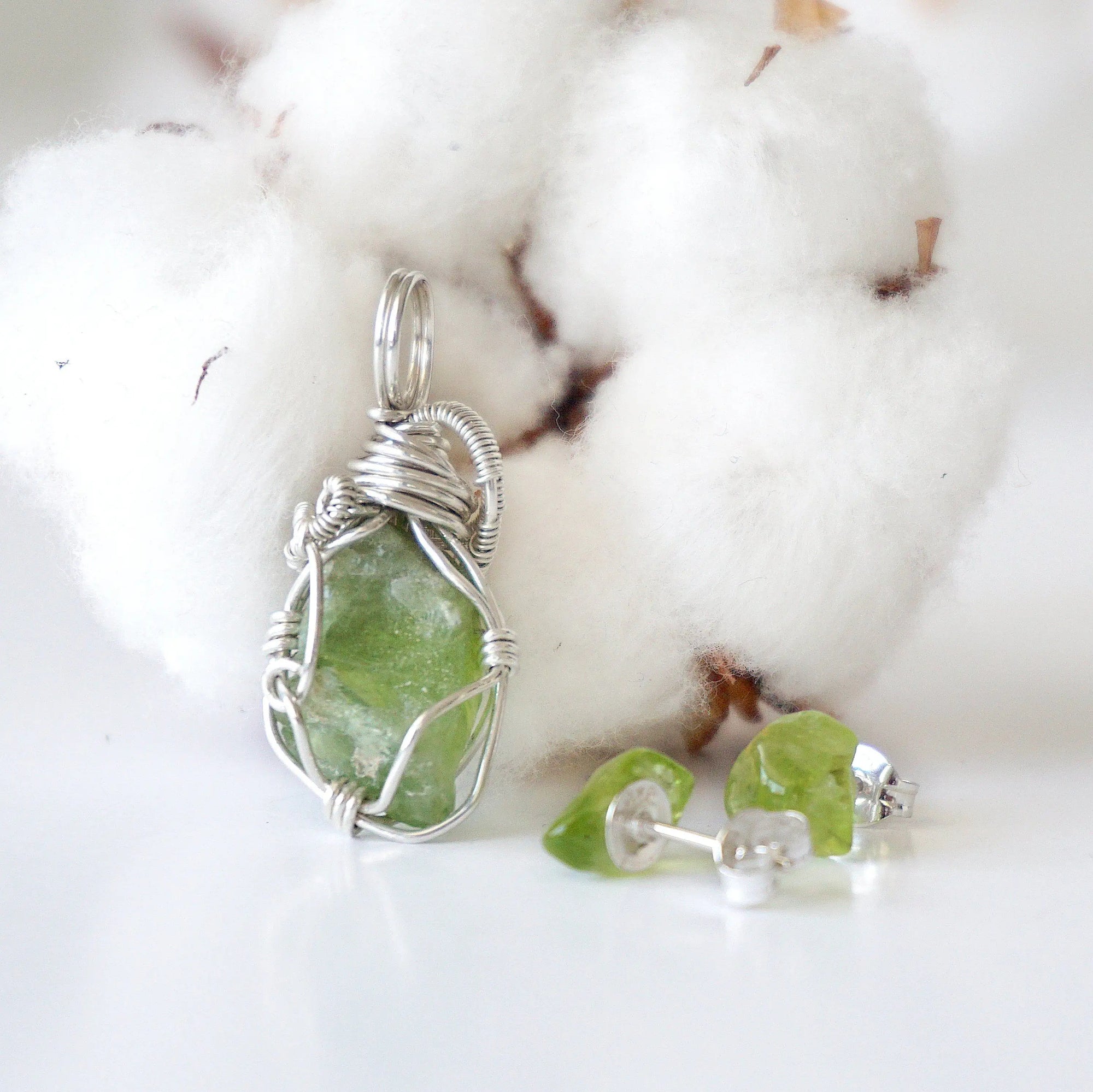 Rohan-Peridot Jewelry Set Designs by Nature Gems