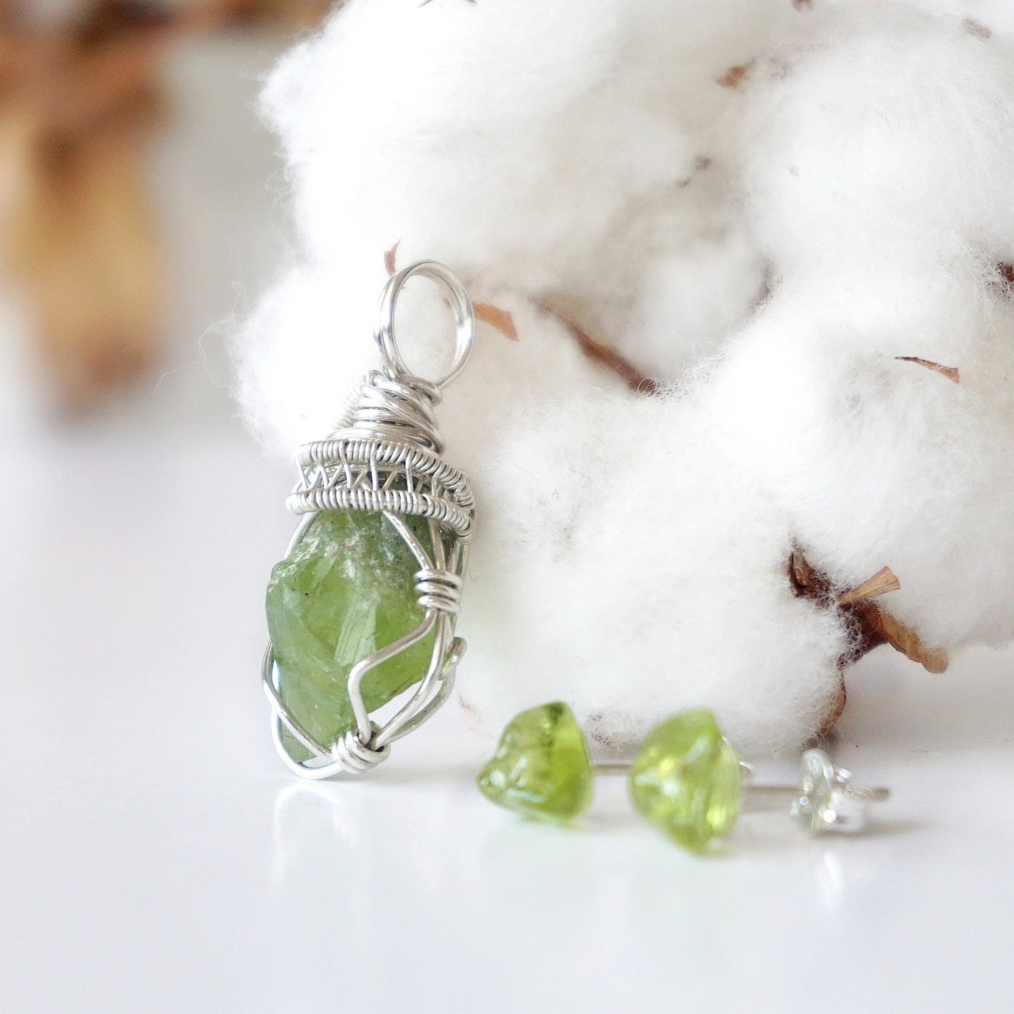 Rohan-Peridot Jewelry Set Designs by Nature Gems