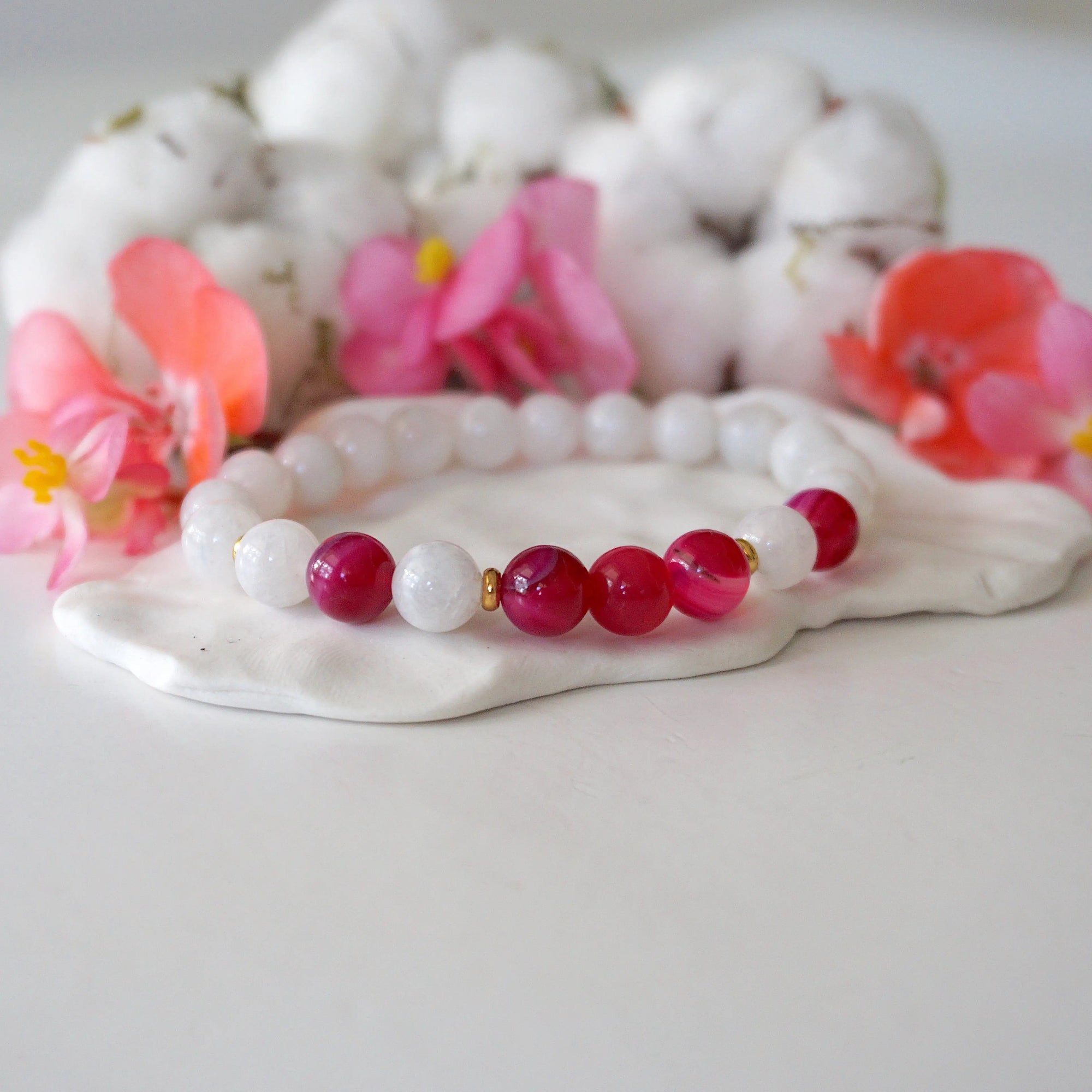 Versace Pink Mala Bracelet - Model 1 Designs by Nature Gems