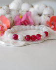 Versace Pink Mala Bracelet - Model 1 Designs by Nature Gems