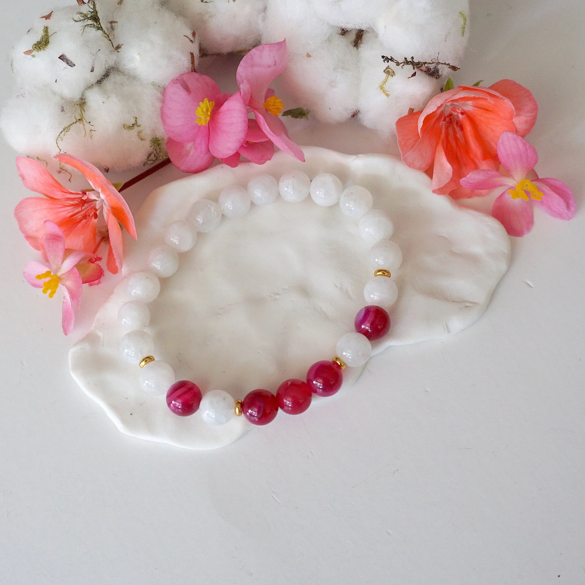 Versace Pink Mala Bracelet - Model 1 Designs by Nature Gems