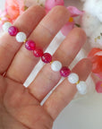 Versace Pink Mala Bracelet - Model 1 Designs by Nature Gems