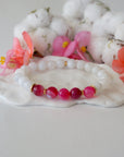 Versace Pink Mala Bracelet - Model 2 Designs by Nature Gems