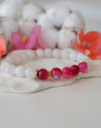 Versace Pink Mala Bracelet - Model 2 Designs by Nature Gems