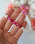 Versace Pink Mala Bracelet - Model 2 Designs by Nature Gems