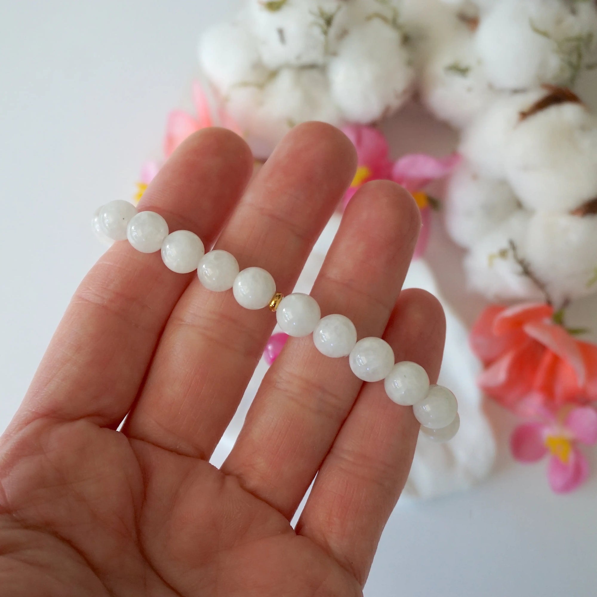 Versace Pink Mala Bracelet - Model 2 Designs by Nature Gems