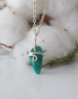 Amazonite Healing Crystal Charm Necklace DesignsbyNatureGems