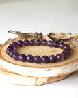 Amethyst Healing Crystal - Mala Bracelet DesignsbyNatureGems