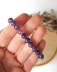 Amethyst Healing Crystal - Mala Bracelet DesignsbyNatureGems