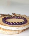 Amethyst Healing Crystal - Mala Bracelet DesignsbyNatureGems