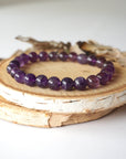 Amethyst Healing Crystal - Mala Bracelet DesignsbyNatureGems