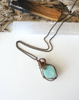 Antique Bronze Amazonite Necklace DesignsbyNatureGems