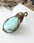 Antique Bronze Amazonite Necklace DesignsbyNatureGems