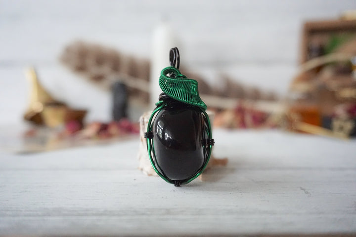 AURA OBSIDIAN COLLECTION - Obsidian Green Designs by Nature Gems
