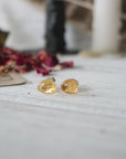 AURA STUD EARRING COLLECTION - Citrine Crystal Earrings Designs by Nature Gems