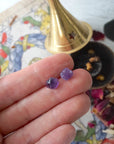 AURA STUD EARRINGS COLLECTION - Amethyst Crystal Earrings Designs by Nature Gems