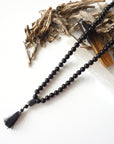 Black Tourmaline Mala Necklace DesignsbyNatureGems