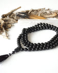 Black Tourmaline Mala Necklace DesignsbyNatureGems