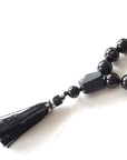 Black Tourmaline Mala Necklace DesignsbyNatureGems