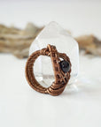 Black Tourmaline Ring-Antique Bronze Designs by Nature Gems