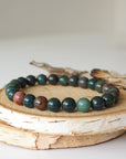 Bloodstone Healing Crystal - Mala Bracelet DesignsbyNatureGems