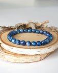 Blue Apatite Healing Crystal - Mala Bracelet DesignsbyNatureGems