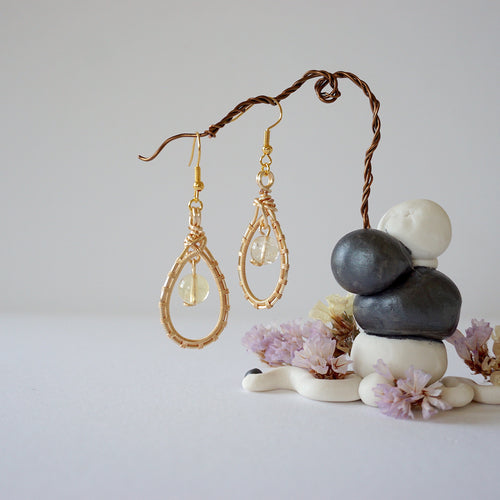 Simple Wire Wrapped Earrings (0126) NEW · NY6 Design