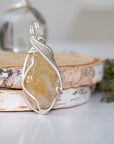 Citrine Pendant Necklace in Bright Silver Designs by Nature Gems