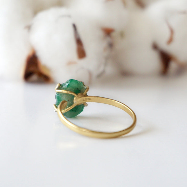 Emerald Gold-Filled Ring - Adjustable Designs by Nature Gems