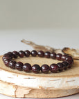 Garnet Healing Crystal - Mala Bracelet DesignsbyNatureGems