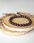 Garnet Healing Crystal - Mala Bracelet DesignsbyNatureGems