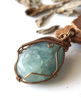 Green Fluorite Necklace - Antique Bronze Designs by Nature Gems