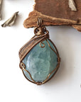 Green Fluorite Necklace - Antique Bronze Designs by Nature Gems