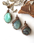 Green Fluorite Necklace - Antique Bronze Designs by Nature Gems