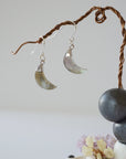 Labradorite Sterling Silver Moon Earring Designs by Nature Gems