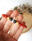 Men's Carnelion (Carnelian) Mala Bracelet DesignsbyNatureGems