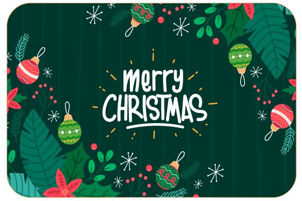 Merry Christmas! - Gift Card Designs by Nature Gems