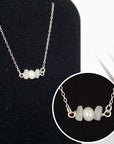 Moonstone & Pearl - Charm Necklace Designs by Nature Gems