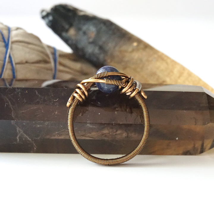 Natural Sapphire Ring - September Birthstone DesignsbyNatureGems