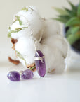 (NEW) Amethyst Charm and Earrings Set Designs by Nature Gems