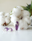 (NEW) Amethyst Charm and Earrings Set Designs by Nature Gems