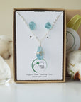 (NEW) Aquamarine Charm and Earrings Set Designs by Nature Gems