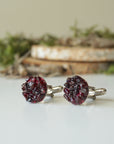 (NEW) Garnet Cufflinks Designs by Nature Gems