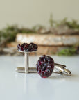 (NEW) Garnet Cufflinks Designs by Nature Gems