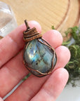 (New) Labradorite Necklace in Antique Bronze DesignsbyNatureGems