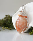 (NEW) Raw Sunstone Pendant - Necklace Designs by Nature Gems