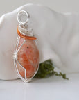 (NEW) Raw Sunstone Pendant - Necklace Designs by Nature Gems