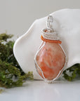 (NEW) Raw Sunstone Pendant - Necklace Designs by Nature Gems