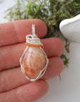 (NEW) Raw Sunstone Pendant - Necklace Designs by Nature Gems